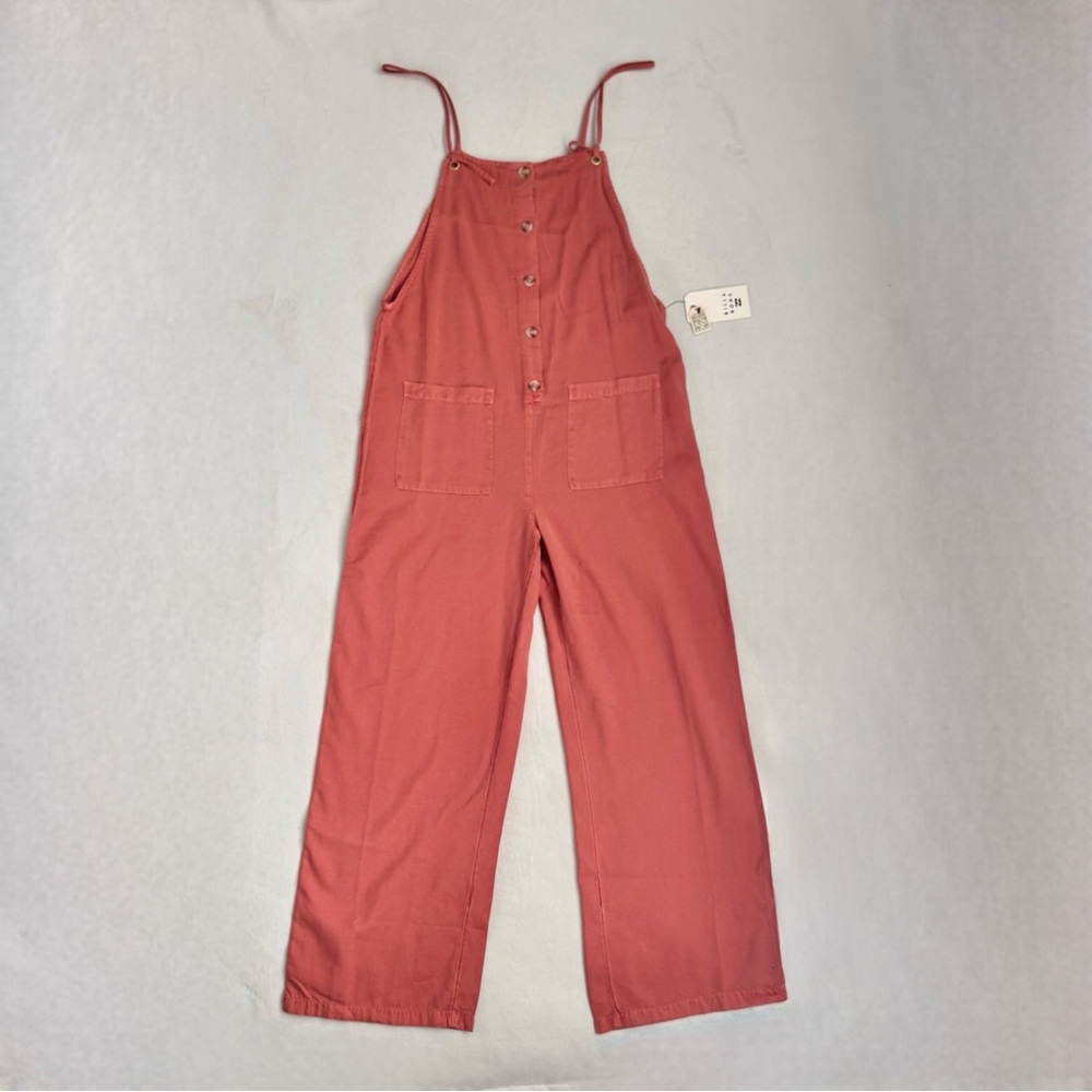 Billabong Button-Up Romper Overalls